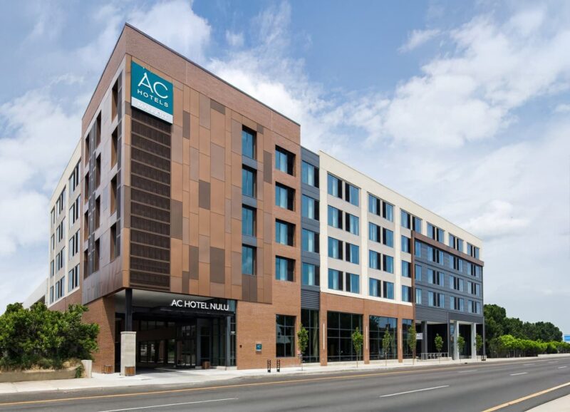 Exterior of the AC hotel in Nulu, Louisville, KY